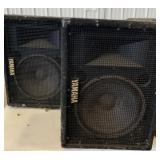 (2) Yamaha monitor speakers (500w)