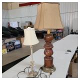 (2) table lamps