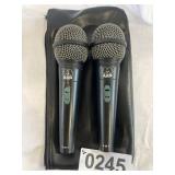 (2) AKG XLR microphones