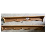 (2) Wall shelves