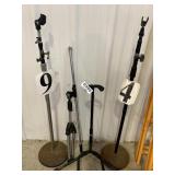 Microphone stand and guitar stand