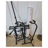 Guitar and microphone stands