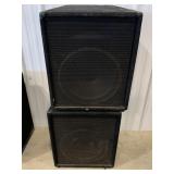 (2) 250w speaker cabinets