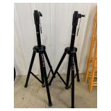 (2) Ropel speaker stands & case