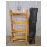 (2) PA speaker scaffolding