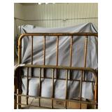 Vintage metal bed frame