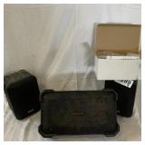 (3) Small Cabinet Speakers
