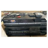 Samsung DVD Player and Emerson cassette recorder