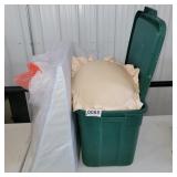 Tote of pillows and wedge