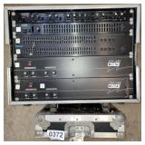 (2) Crate 200w Power amps, Equalizer
