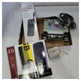 Speakers, CB Walkie and car cassette radio