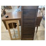 Saloon doors and window frame