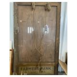 Vintage Farmers Bank display case