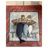 Picture, whale decor