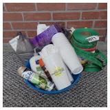 Raffle tickets, bowl, face masks and more