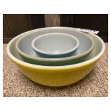Primary Colors Pyrex nesting bowls