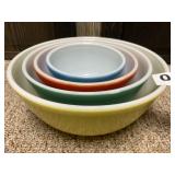 Primary Colors Pyrex nesting bowls (complete set)
