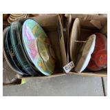 State plates, Ashland Bank plate, serving platters