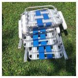 (4) lawn chairs