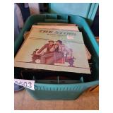 Tote of 33 RPM records