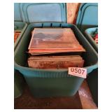 Tote of 33 RPM records