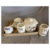 Bean pot and bowls and more