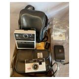Vintage Kodak cameras, cases
