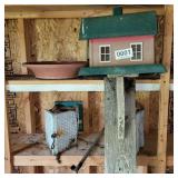 Bird feeders, houses and more