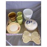 Rice bowl, Napco vase , ice cream/ dessert