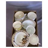 Teacups and saucers