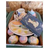 Easter dishes & decor