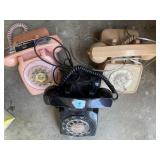 (3) Rotary Phones