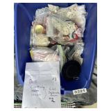 Vintage doll clothing, hats, shoes and tote