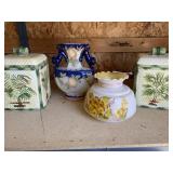 Cookie jars, vase and more