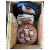 Chef clock, plates and more