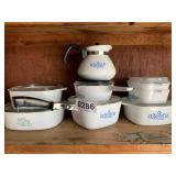 (8) pieces of Corning Ware