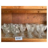 Dessert cups and glasses