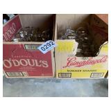 Water glasses, Martini glasses and misc glassware