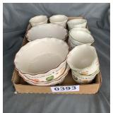 Ceramic bowl and cup set
