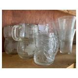Glass mugs
