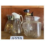 Coffee pots, pitcher