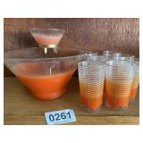 Chip & Dip set, cups