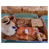 Figurines,  Pitcher,, ashtray & more