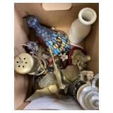 Beer stein, statue, light, more