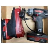 Craftsman19.2v impact driver, charger, battery