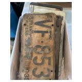 Ohio vintage license plates