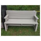 Plastic picnic table/ benches