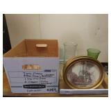 Wine glasses and vases