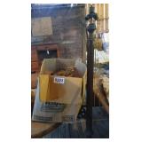 Broken stained glass stand up lamp