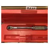 Snap-on torque wrench